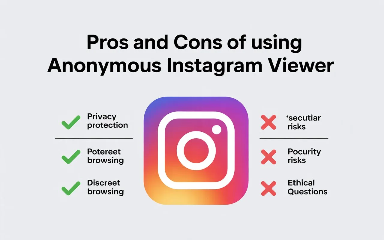 Pros and Cons of Anonymous Instagram Viewer